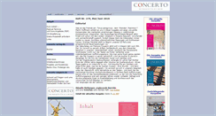 Desktop Screenshot of concerto-verlag.de